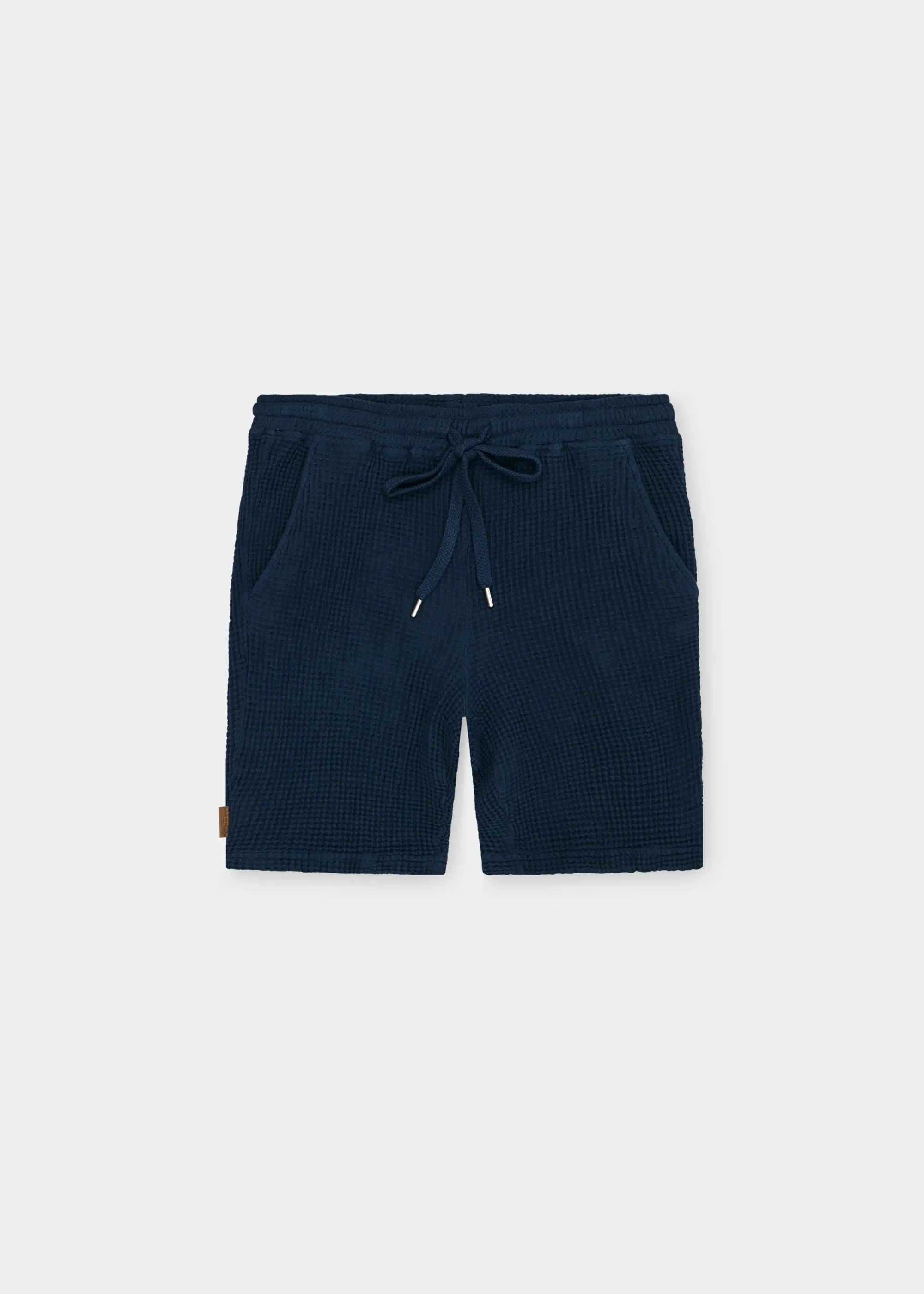 Short "Edelweiß Waffle" - dunkelblau